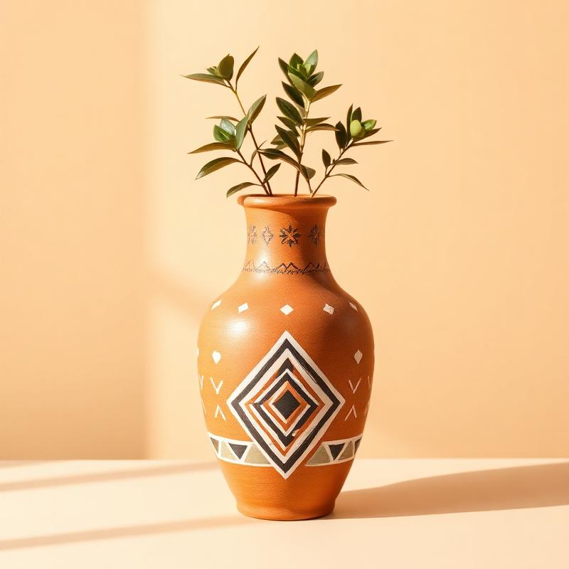 Terracotta Tribal Vase